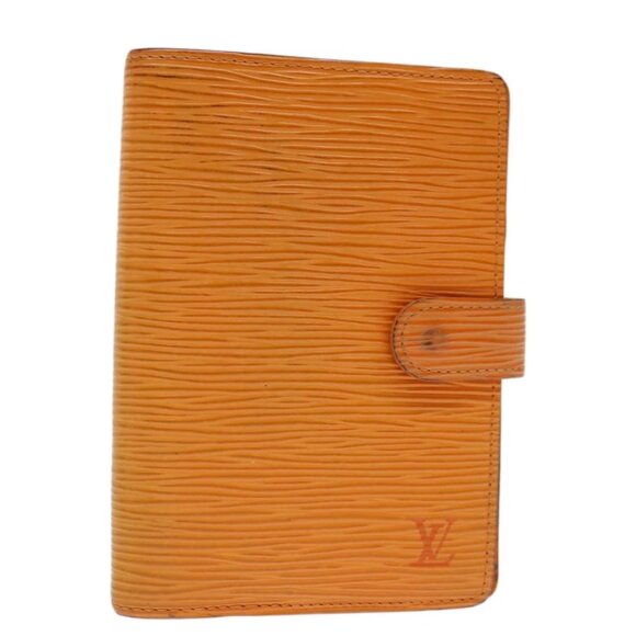 LOUIS VUITTON Epi Agenda PM Day Planner Cover Orange Mandarin R2005H Auth 69174 - Picture 1 of 14